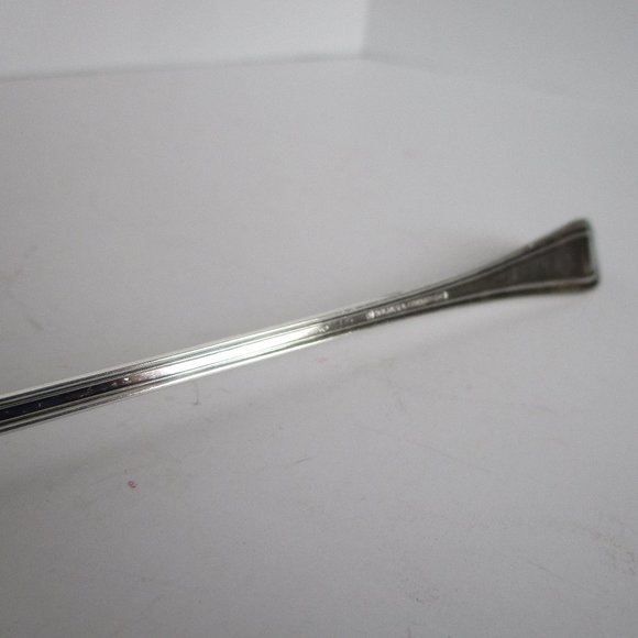 antique silver plated olive spoon - Picture 3 of 4